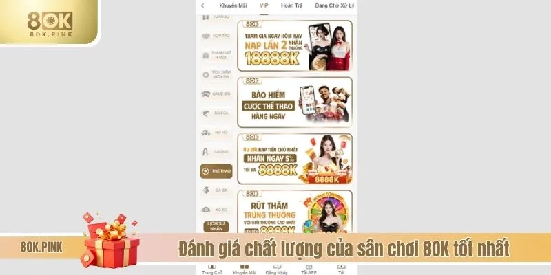 Đánh giá chất lượng của sân chơi 8OK tốt nhất