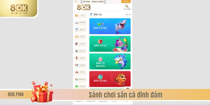 Tận hưởng sảnh bắn cá siêu cuốn hút