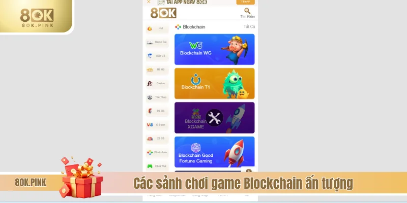 Khám phá từng sảnh game chuyên nghiệp
