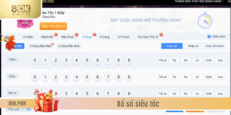 Chơi xổ số siêu tốc hấp dẫn và tiết kiệm thời gian
